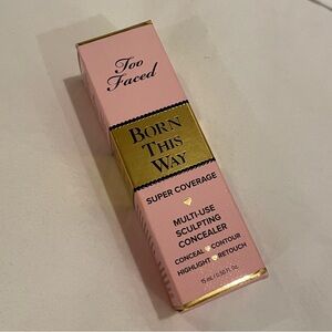 NWT Too Faced Born This Way Super Coverage Concealer in Light Beige